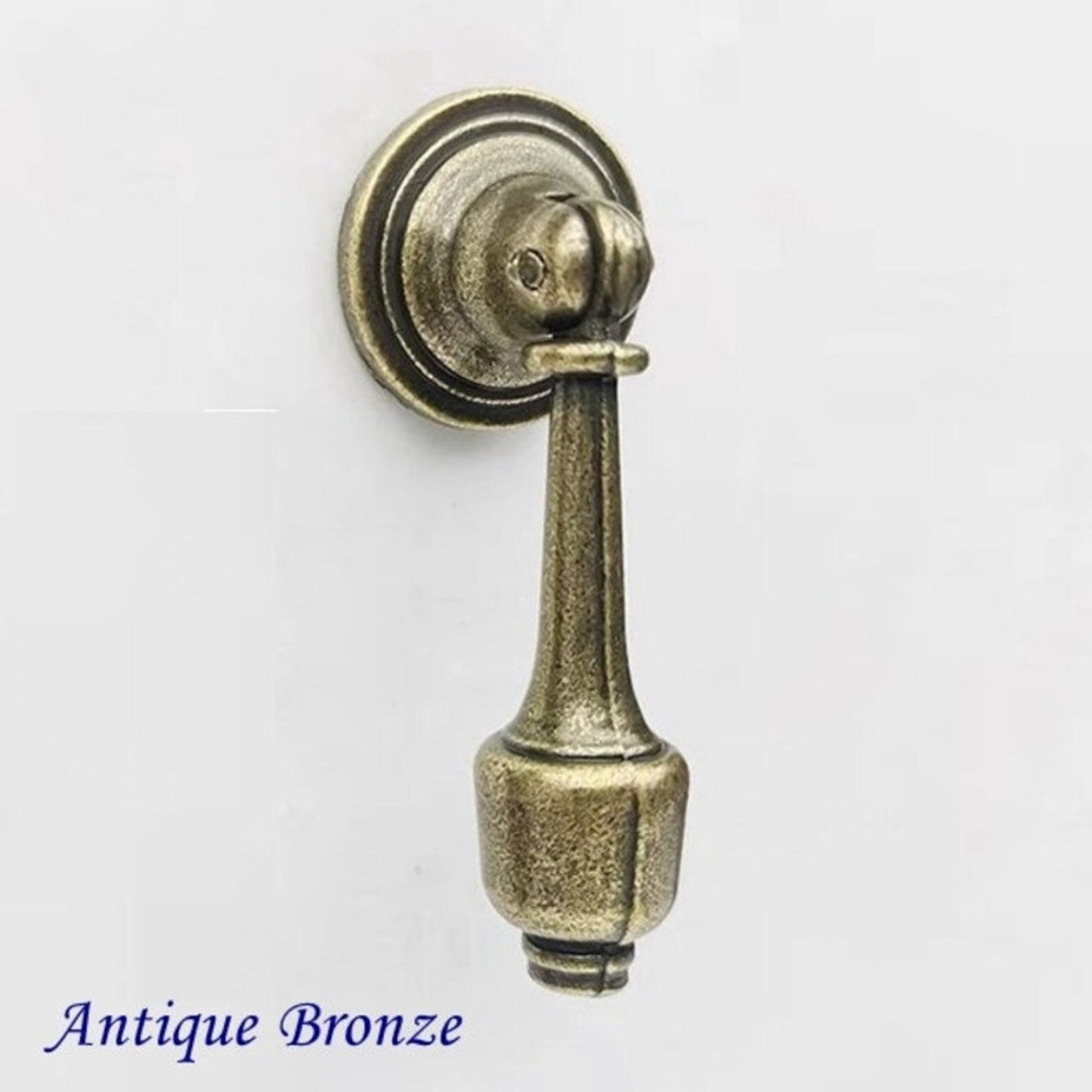 Drop Pulls Vintage Look Drawer Knob Antique Bronze Black