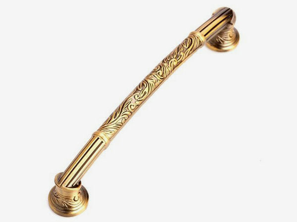 Antique Copper Cabinet Handles, Cup Drawer Pull, Retro Provincial Kitchen Hardware