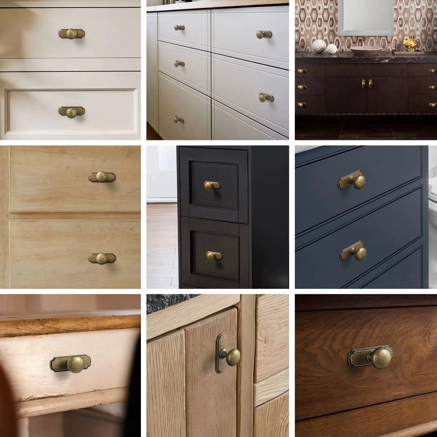 Aged Bronze Cabinet Knob Back Plate, Drawer Pulls Backplate, Rustic Kitchen Hardware