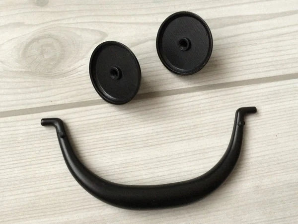 4.25" Drawer Pull Bail Drop Handles, Antique Bronze, Black, 4 1/4" Center-to-Center