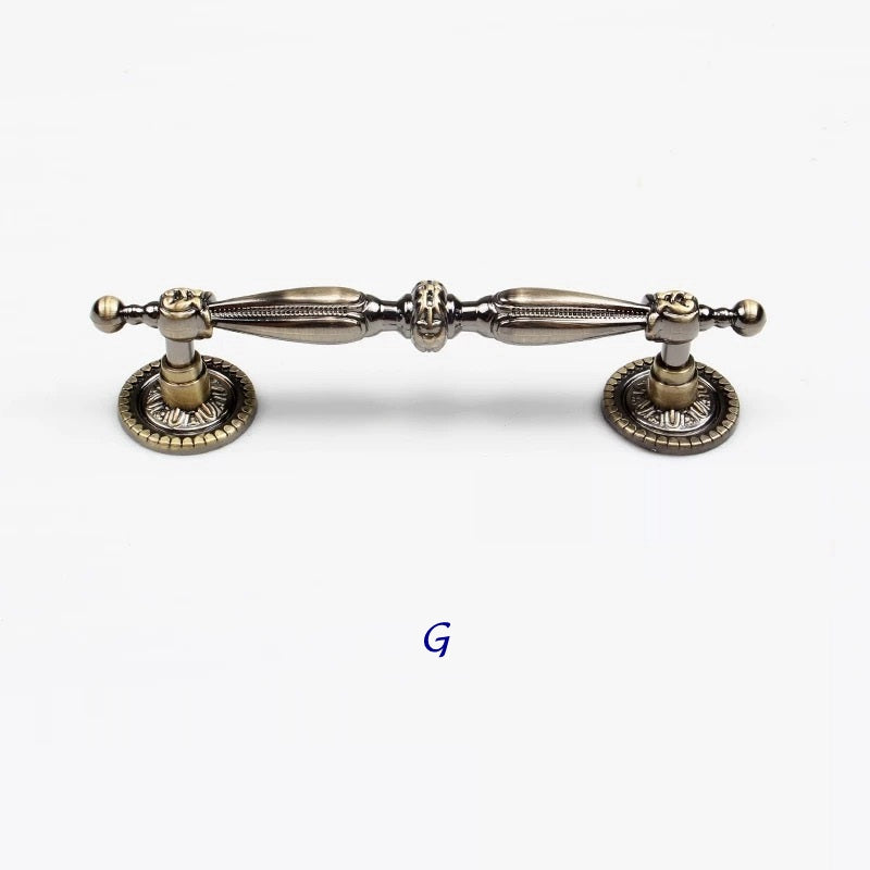 2.5" 3.75" 5" Antique Bronze Drawer Pulls Vintage Style