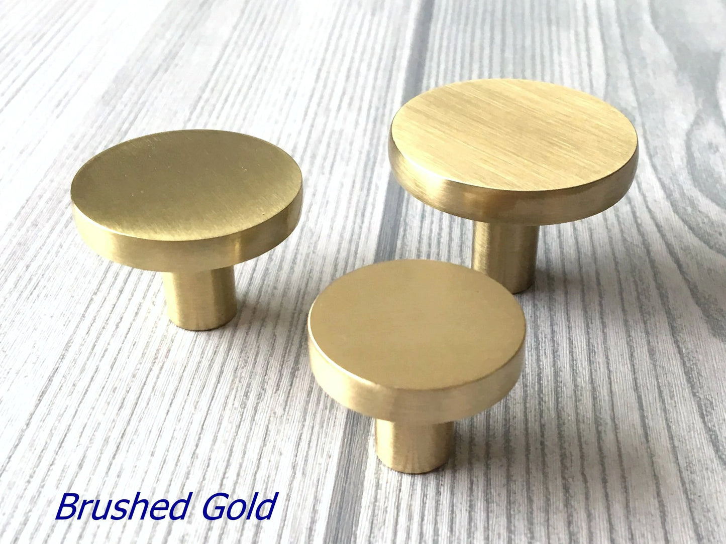 Drawer Knobs, Gold Black Bronze Nickel, Minimalist Kitchen Cabinet Hardware