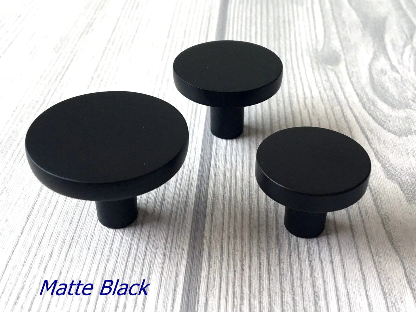 Drawer Knobs, Gold Black Bronze Nickel, Minimalist Kitchen Cabinet Hardware