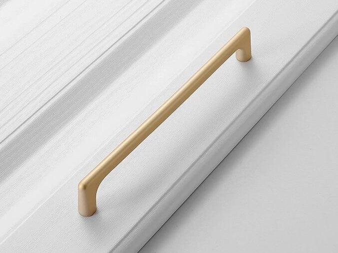160 mm Brushed Gold Cabinet Pulls Hardware Drawer Handles