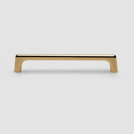 Polished Gold Cabinet Pulls, MCM Wardrobe Handles, Kitchen Hardware