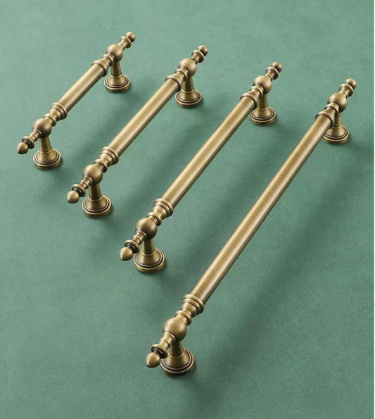 Brass Cabinet Handles Antique Bronze European Style Retro Wardrobe Pulls