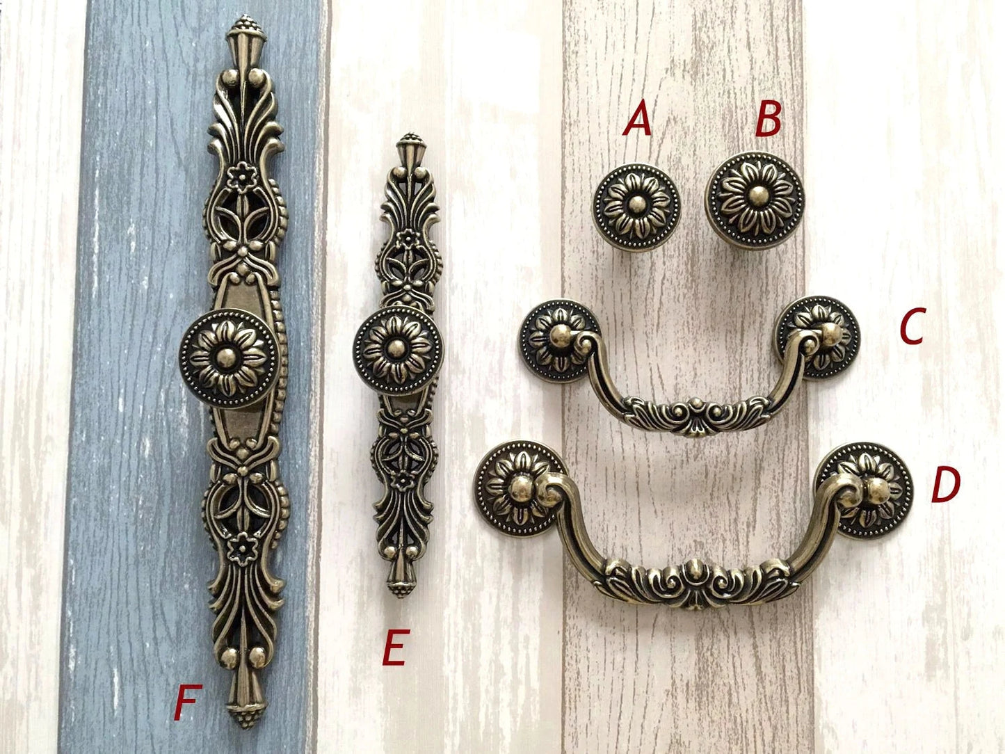 Vintage Style Cabinet Pulls Antique Bronze Drawer Handles | Lynns Hardware