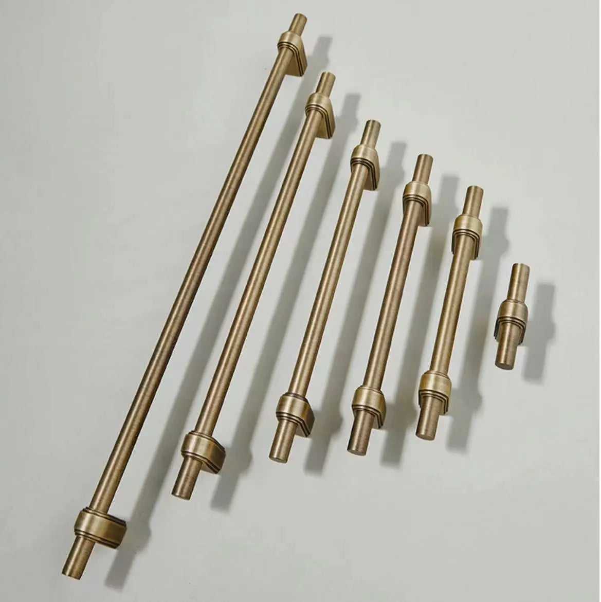 Brass Bar Handles Antique Bronze Cabinet Pulls Solid Classic
