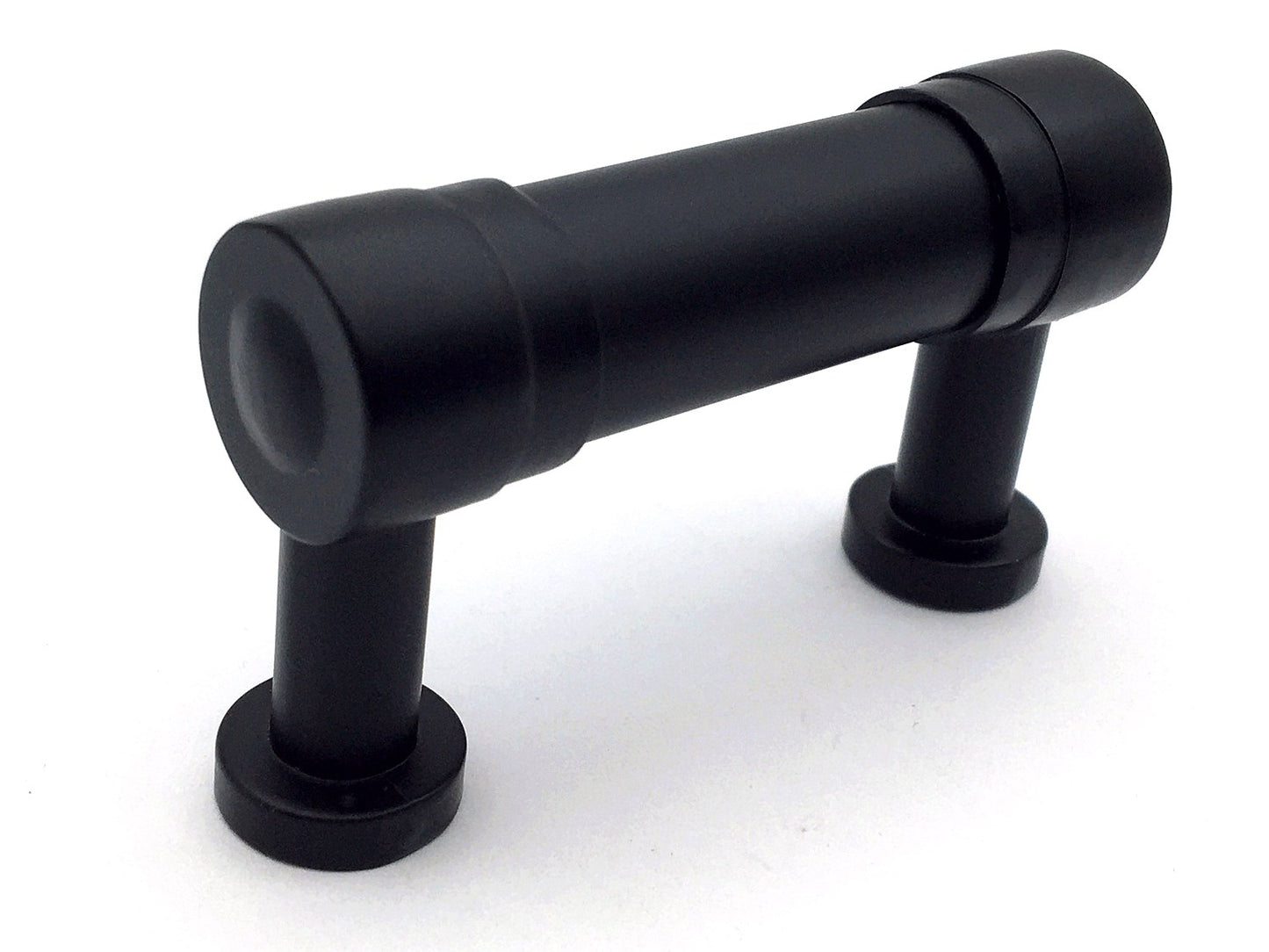 2-1/4 Inch Drawer Pulls Hardware Matte Black 2.75 Inch 57 mm