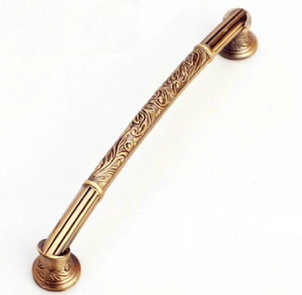 Antique Copper Cabinet Handles, Cup Drawer Pull, Retro Provincial Kitchen Hardware