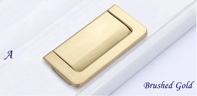 2.5 Inch Brushed Gold Drawer Pull Handles Hardware 64 mm