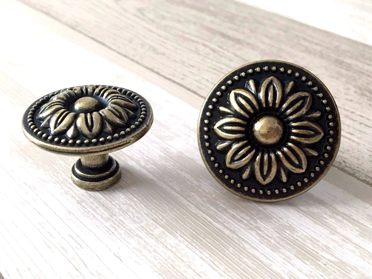 Vintage Style Cabinet Pulls Antique Bronze Drawer Handles | Lynns Hardware