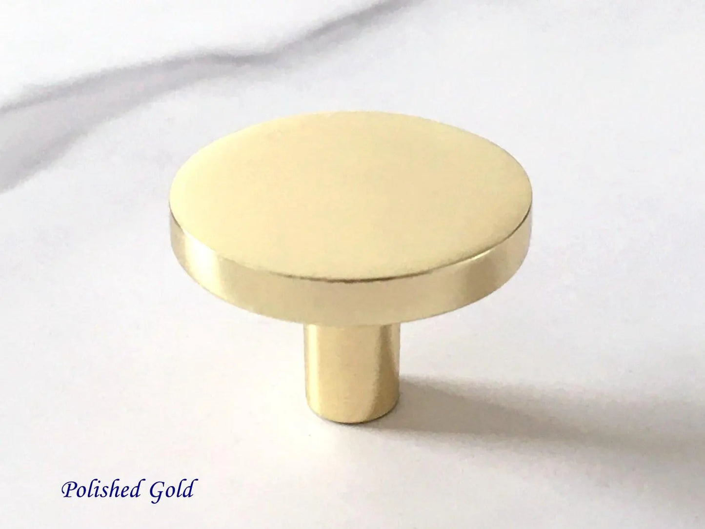 Drawer Knobs, Gold Black Bronze Nickel, Minimalist Kitchen Cabinet Hardware