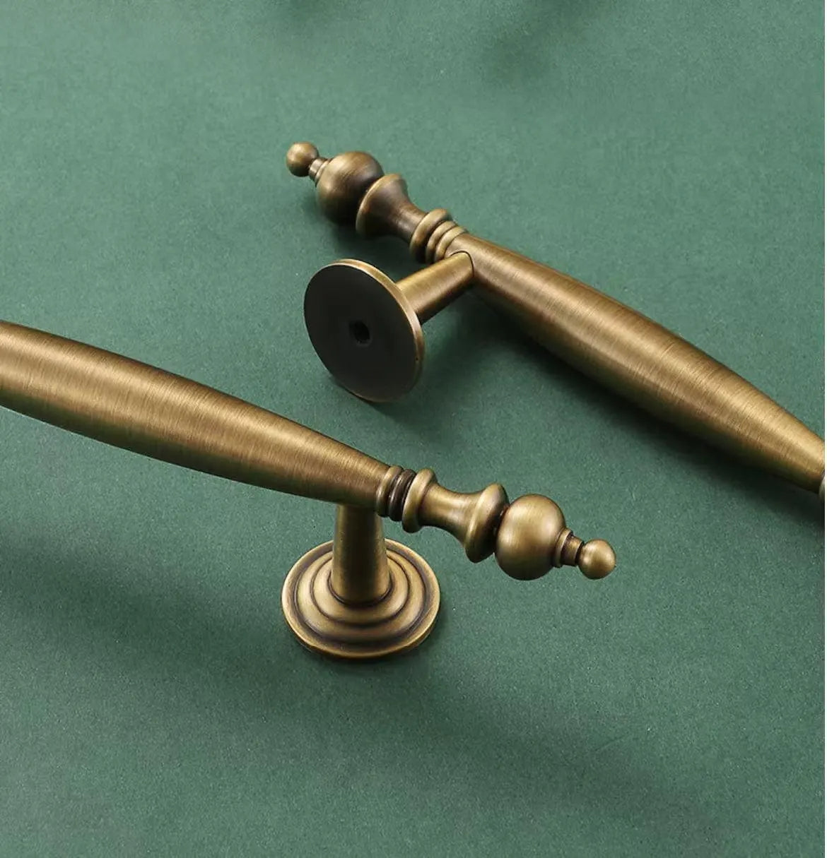 Brass Cabinet Handles, Antique Bronze, European Style Kitchen Hardware