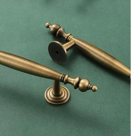 Brass Cabinet Handles, Antique Bronze, European Style Kitchen Hardware