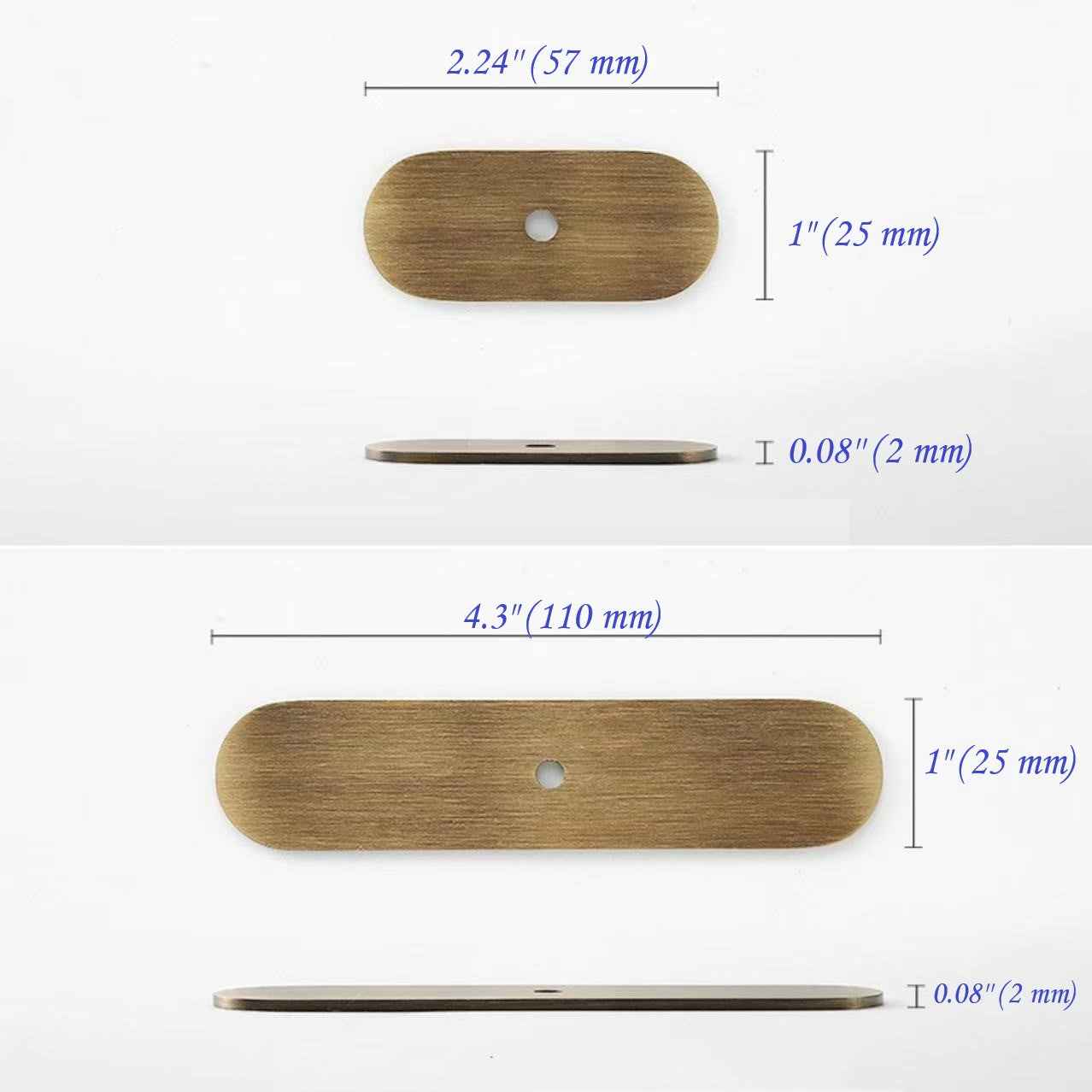 Assorted Brass Antique Bronze Knobs & Backplates