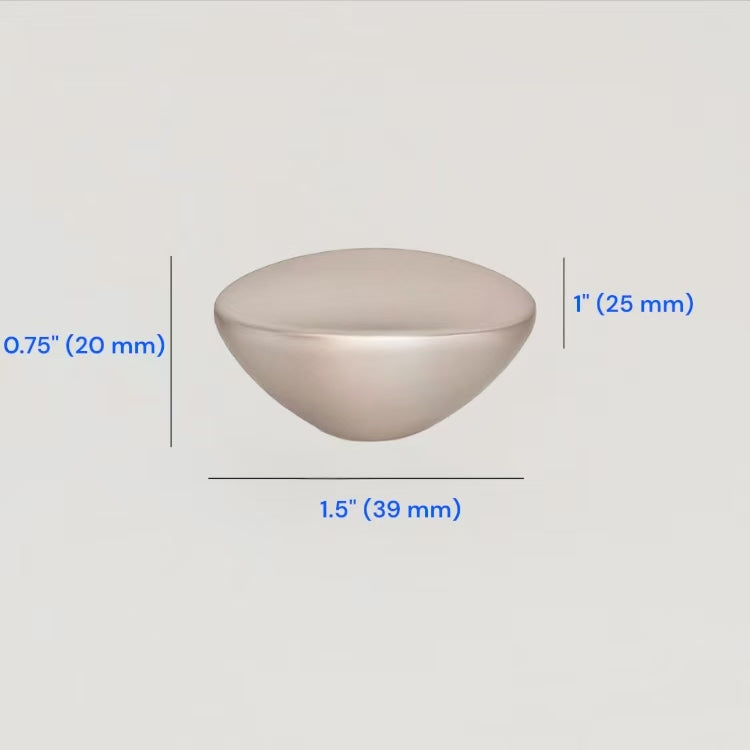 Brushed Nickel Cabinet Knobs, Zinc Alloy, Modern Drawer Pulls