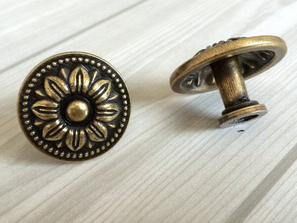 3.75" 5" Vintage Style Bail Drawer Pulls Drop Handle Antique Bronze