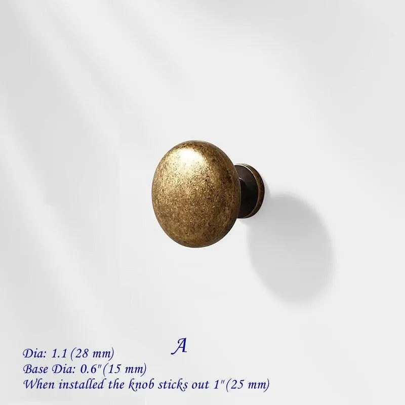 Antique Bronze Cabinet Bar Handles, Retro Drawer Pull, Kitchen Hardware, 3.75" 5" 7.5" Centers