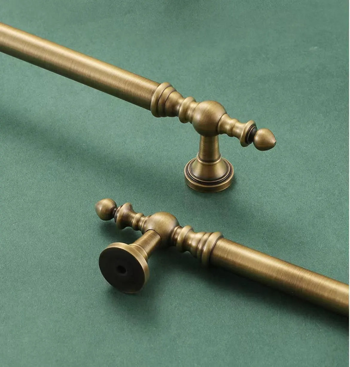 Brass Cabinet Handles Antique Bronze European Style Retro Wardrobe Pulls