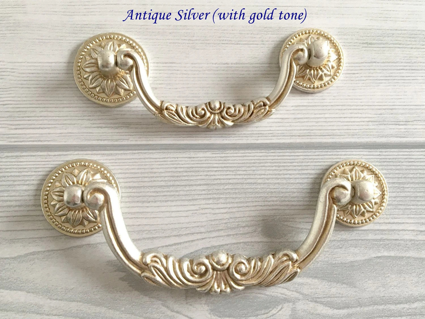 3.75" 5" Drop Bail Drawer Pulls, Antique Bronze Brass White Black, 96 128 mm Centers