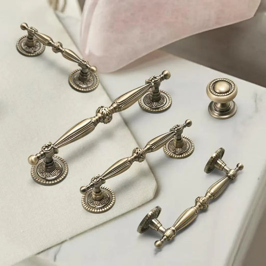 Victorian Antique Bronze Cabinet Handle - 2.5" 3.75" 5"