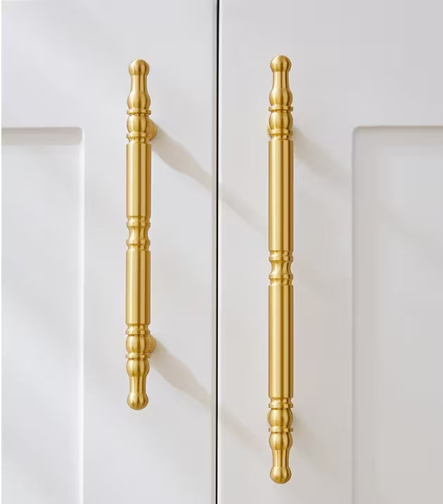 Brass Cabinet Pull Handle - 2.25" 2.5" 3.75" 4.25" 5" - LynnsHardware