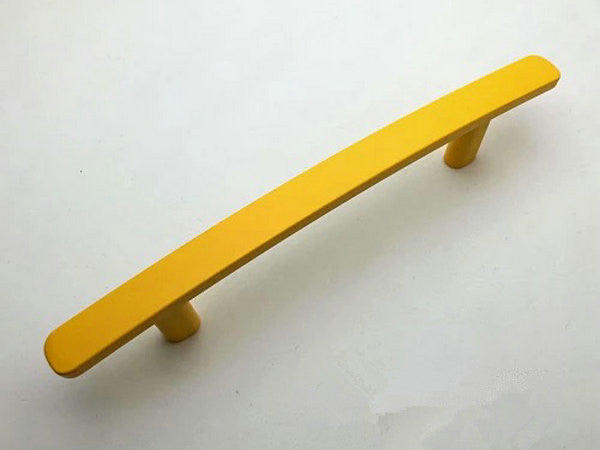 3" 3.75" 5" Colorful Drawer Pulls, Cabinet Bar Handles, Pink Red Orange Blue Green Yellow White Black