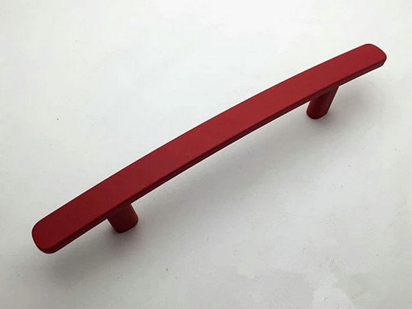 3" 3.75" 5" Colorful Drawer Pulls, Cabinet Bar Handles, Pink Red Orange Blue Green Yellow White Black