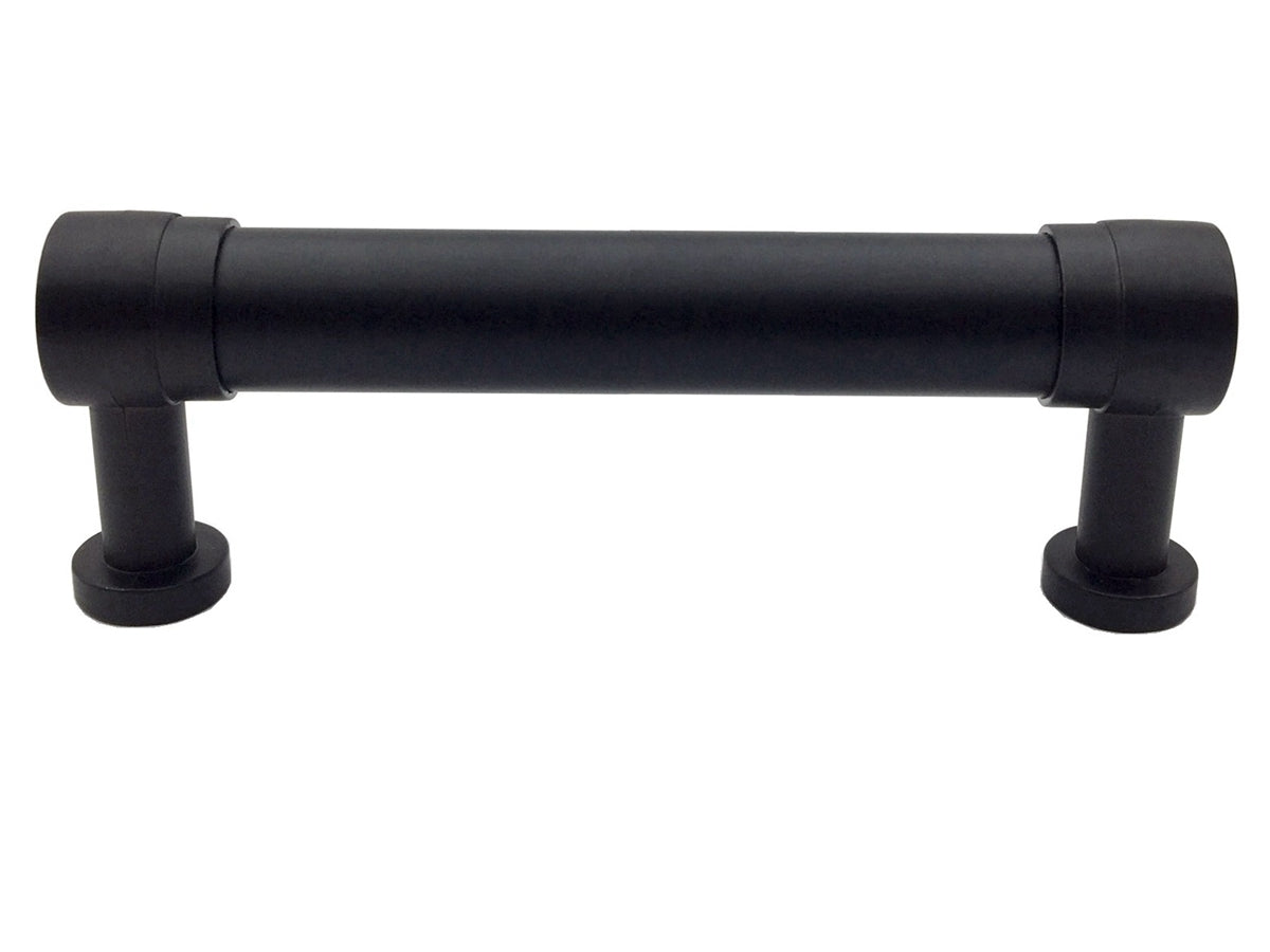 3.75 In Black Cabinet Pulls Drawer Handle 96 mm 3-3/4 Inch Lynns Hardware