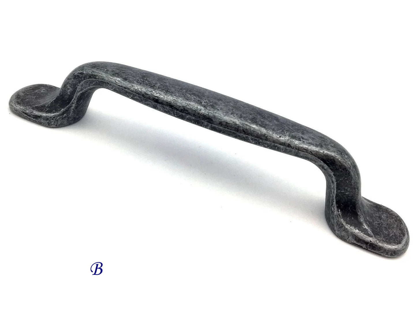 3.75 Inch Antique Pewter Cabinet Pulls Vintage Look 96 mm