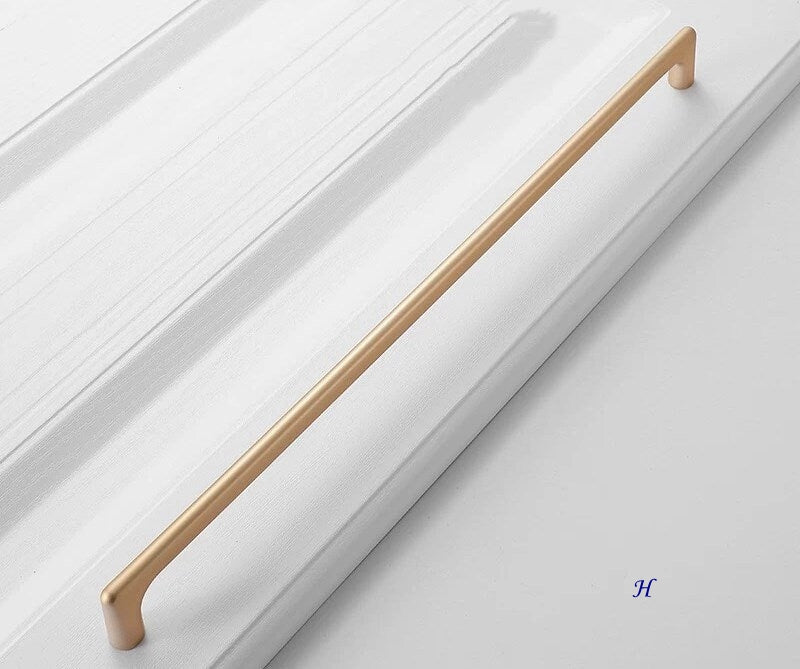 320 mm Brushed Gold Large Cabinet Pulls Hardware Drawer Handles