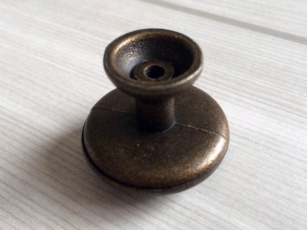 4.25" Drawer Pull Bail Drop Handles, Pendant Ring Knob, Antique Bronze Vintage Style