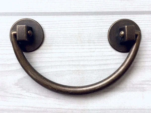 3" Dresser Pull Bail Drop Drawer Handles Antique Bronze 76 mm Centers