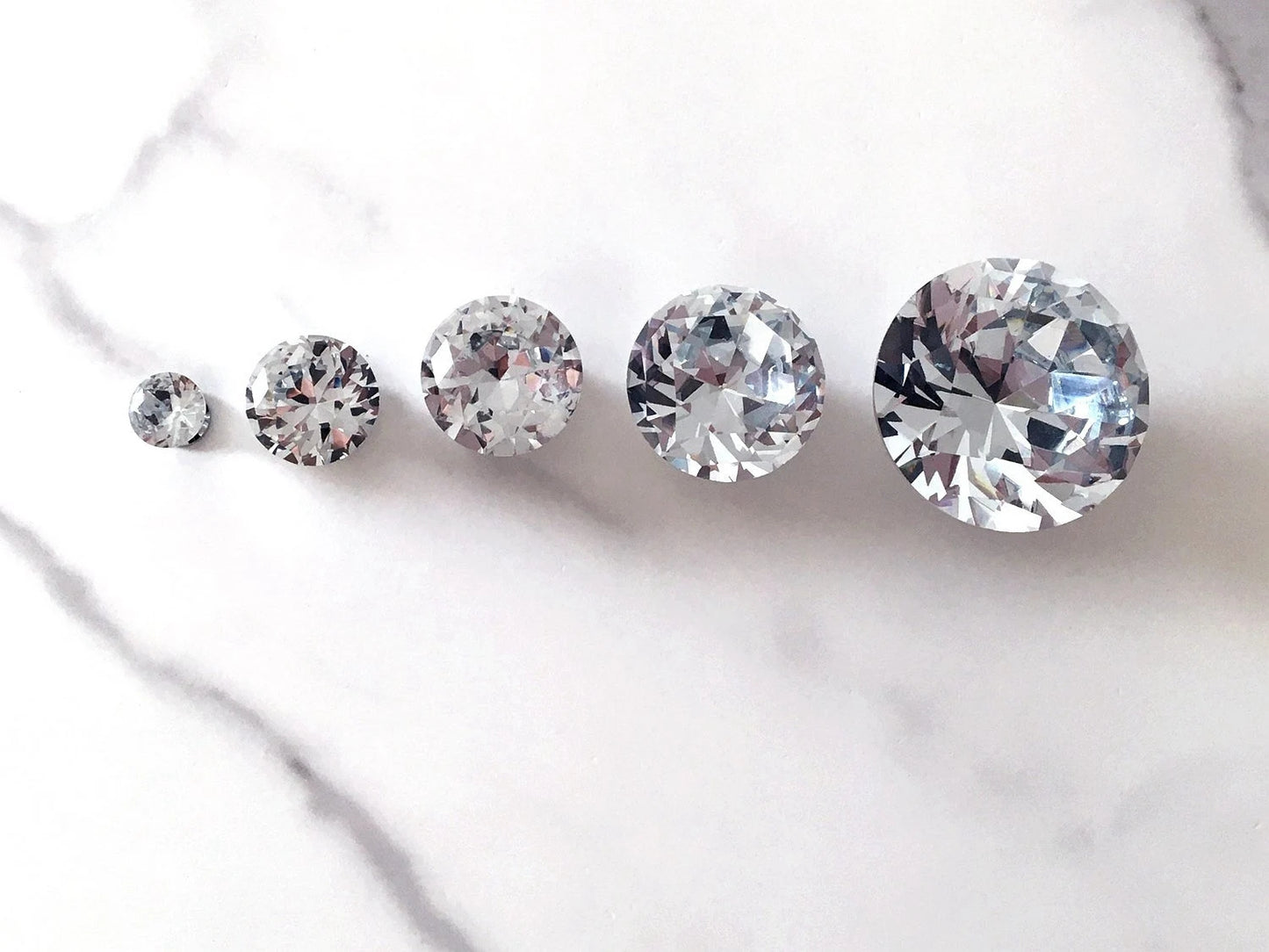 Glass Dresser Pull, Crystal Drawer Knob, Kitchen Cabinet Hardware, Clear Silver