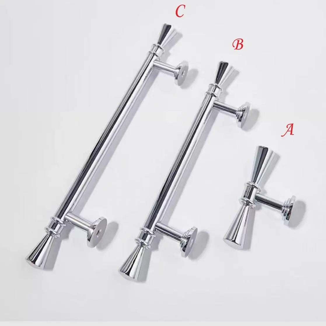 Brass Cabinet Bar Handles, T-shaped Drawer Pull, Kitchen Hardware