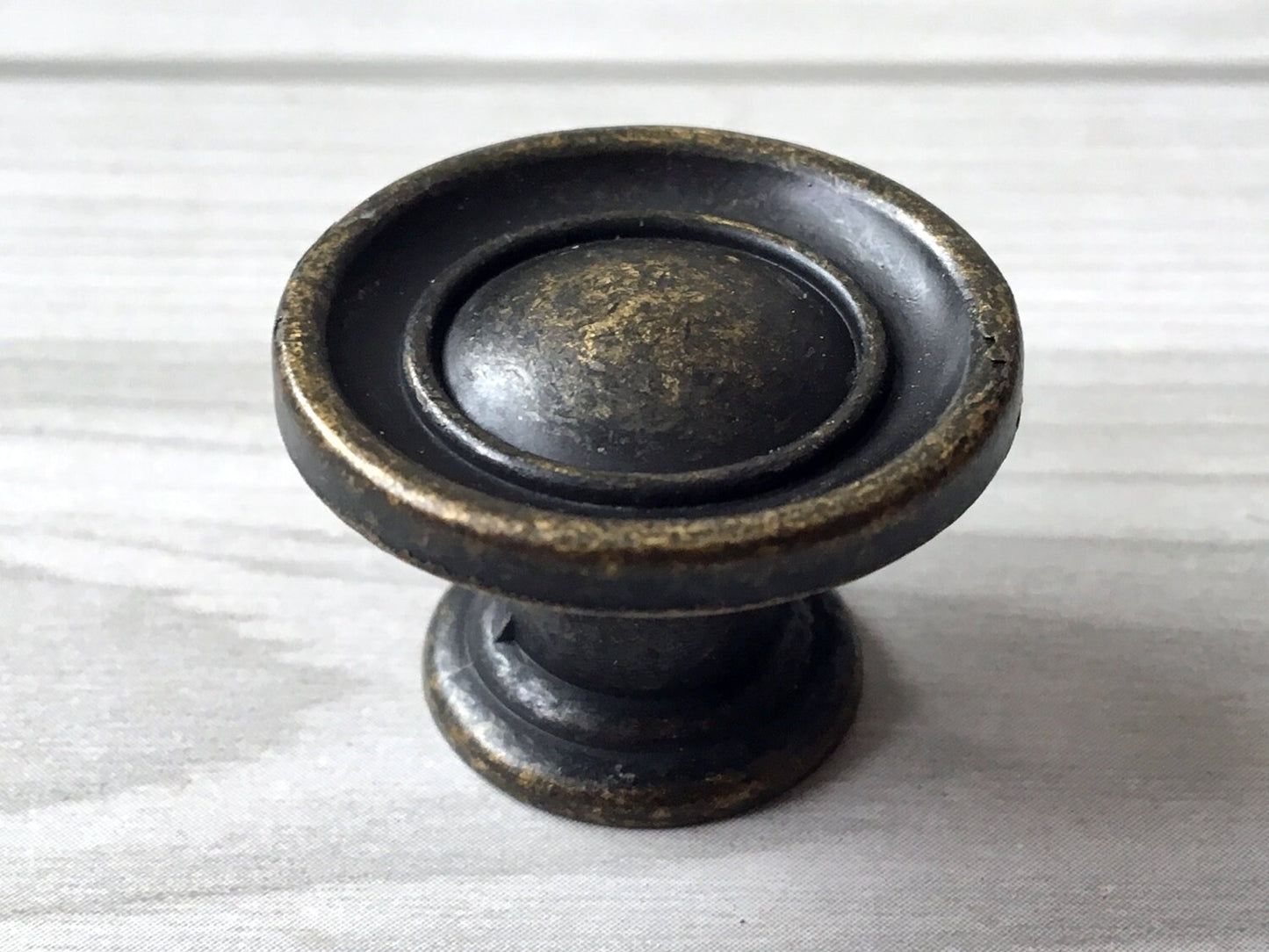 3.5" Antique Bronze Drawer Pulls Rustic Drop Handles Vintage Style