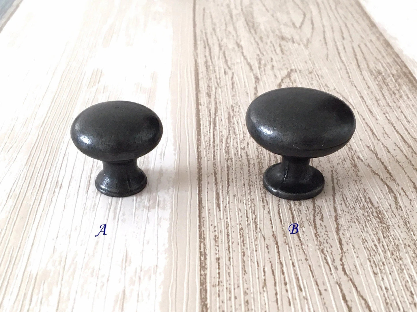 3.5" Drawer Pulls Drop Handles Antique Black Vintage Style Hardware