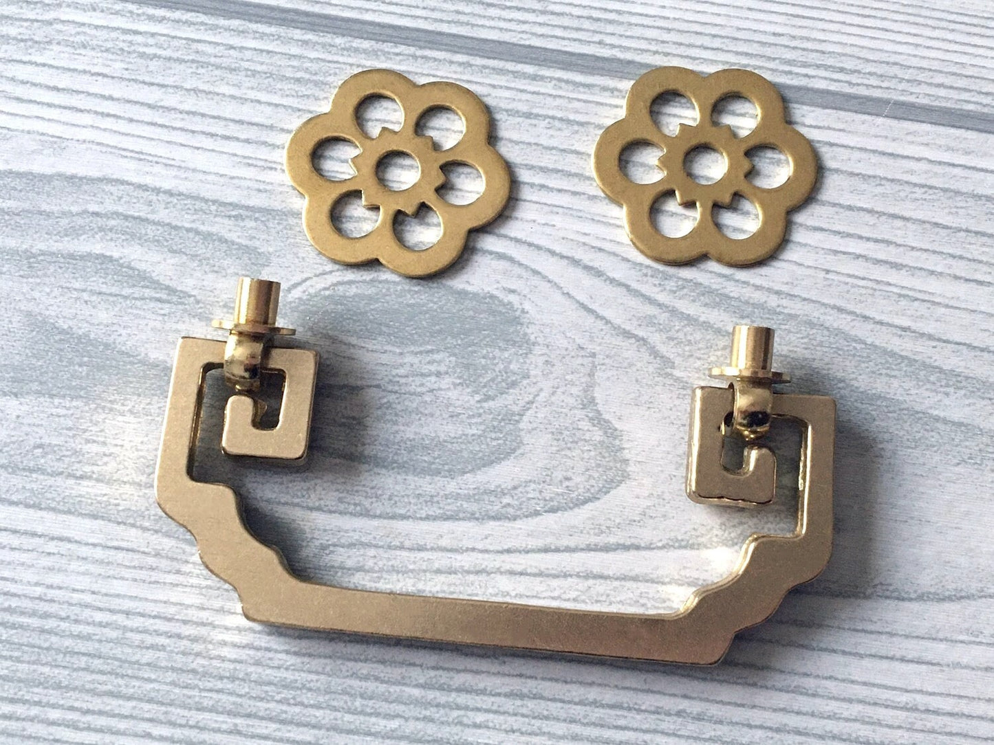 3" Unlaquered Brass Swing Bail Drawer Pull - LynnsHardware