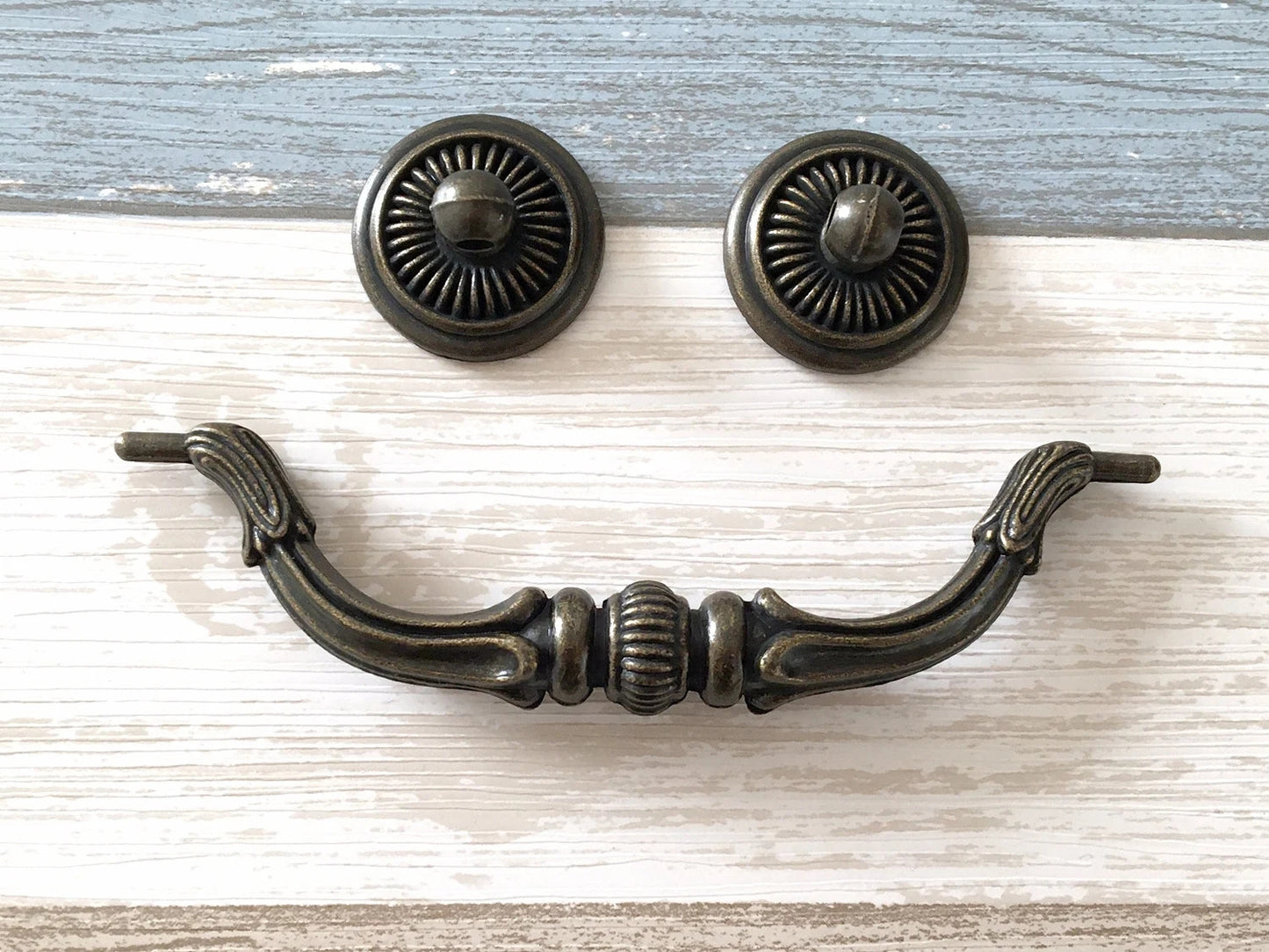 4-3/4 Inches Drop Bail Cabinet Pulls Drawer Handles Lynns Hardware 4.75 Inch Centers