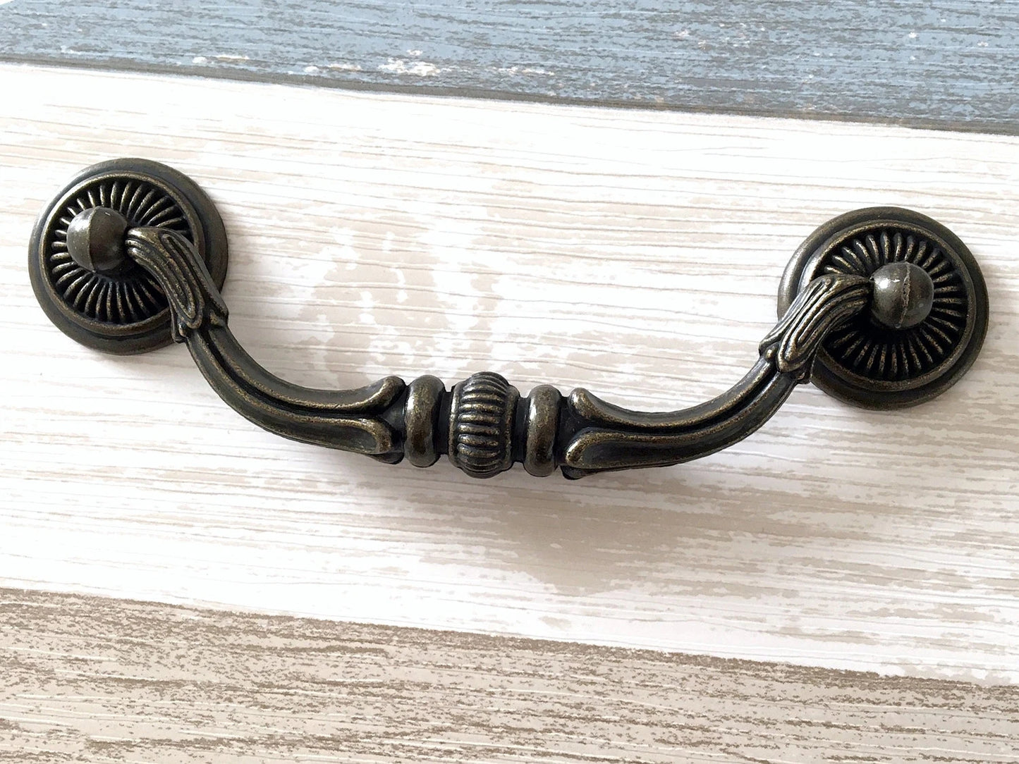 4-3/4 Inches Vintage Style Bail Drawer Pulls Cabinet Handles Lynns Hardware 4.75 Inch Centers