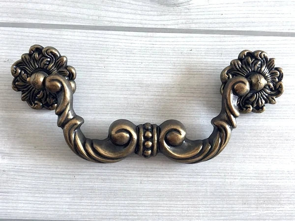4.5" dresser drawer pulls Bail Antique bronze