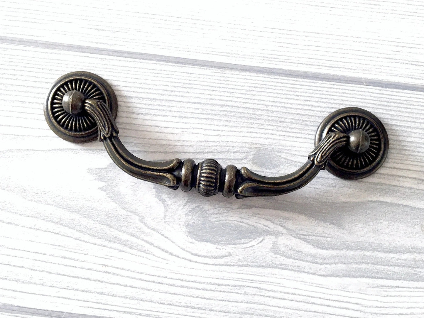 4.75 Inch Drop Pull Cabinet Hardware Drawer Handles Agend Bronze 4-3/4 Inches 121 mm