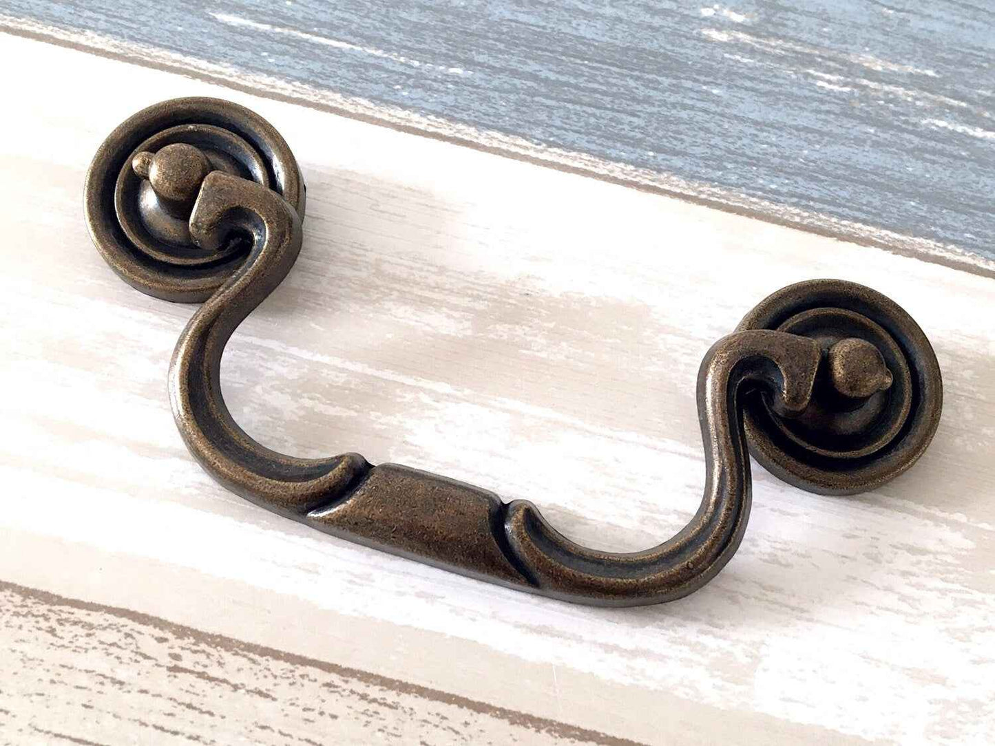 4 inch Swing Bail Pull for Retro Home Decor - Antique Bronze