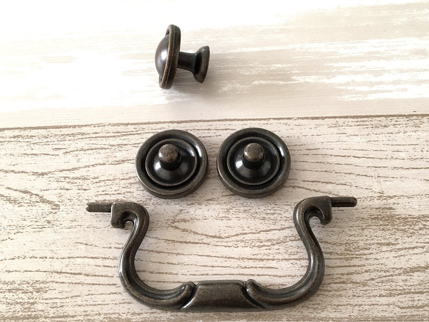4 inch Drawer Pull Bail Handle Lynns Hardware Antique Bronze