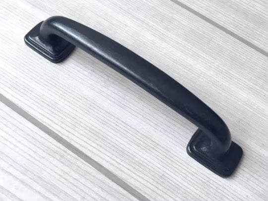4 Inch Drawer Pulls Antique Black Kitchen Cabinet Hardware Dresser Handles 100 mm