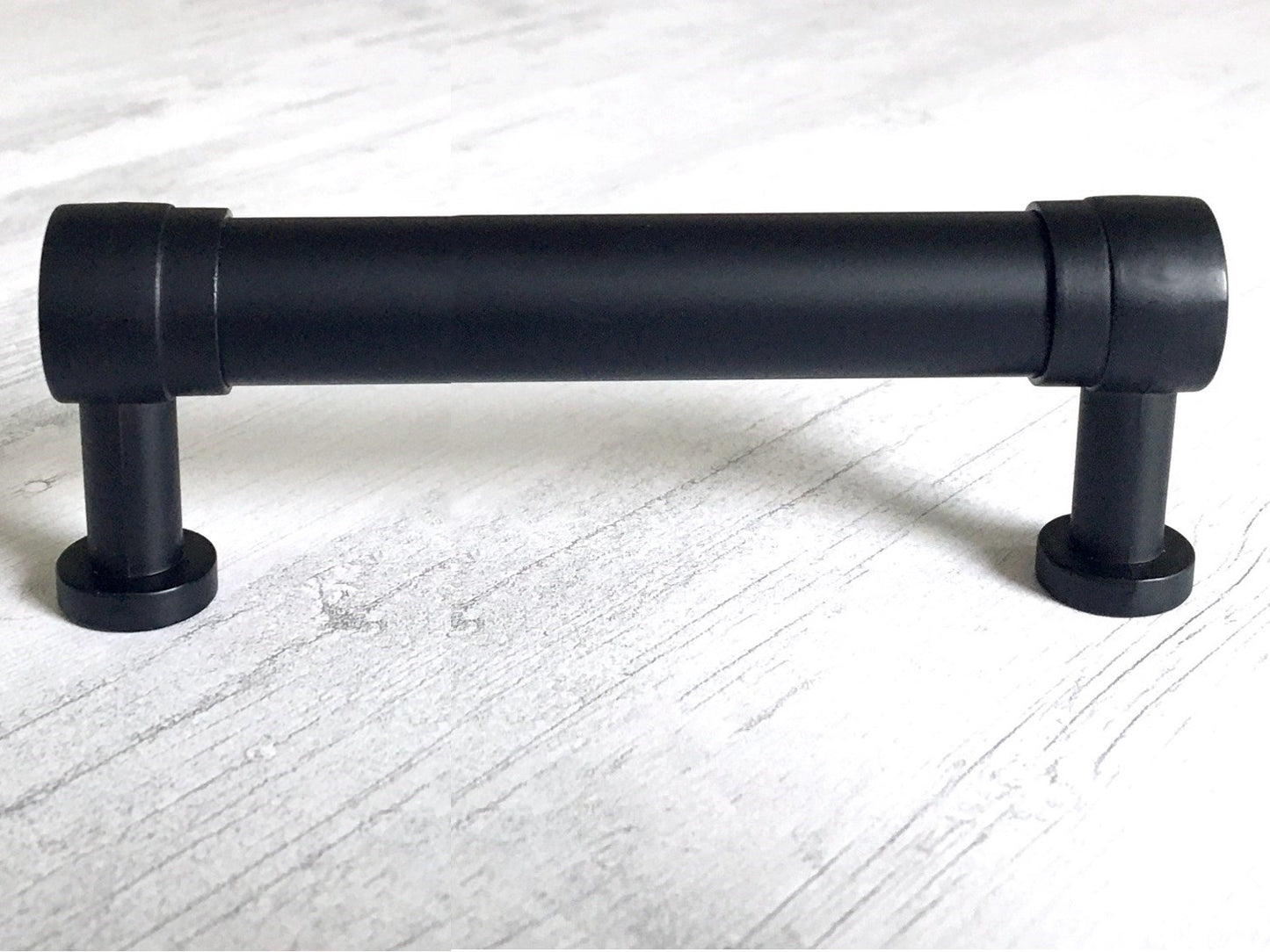 4.25 Inch Black Drawer Pulls Handles Cabinet Hardware 4-1/4 Inches 108 mm