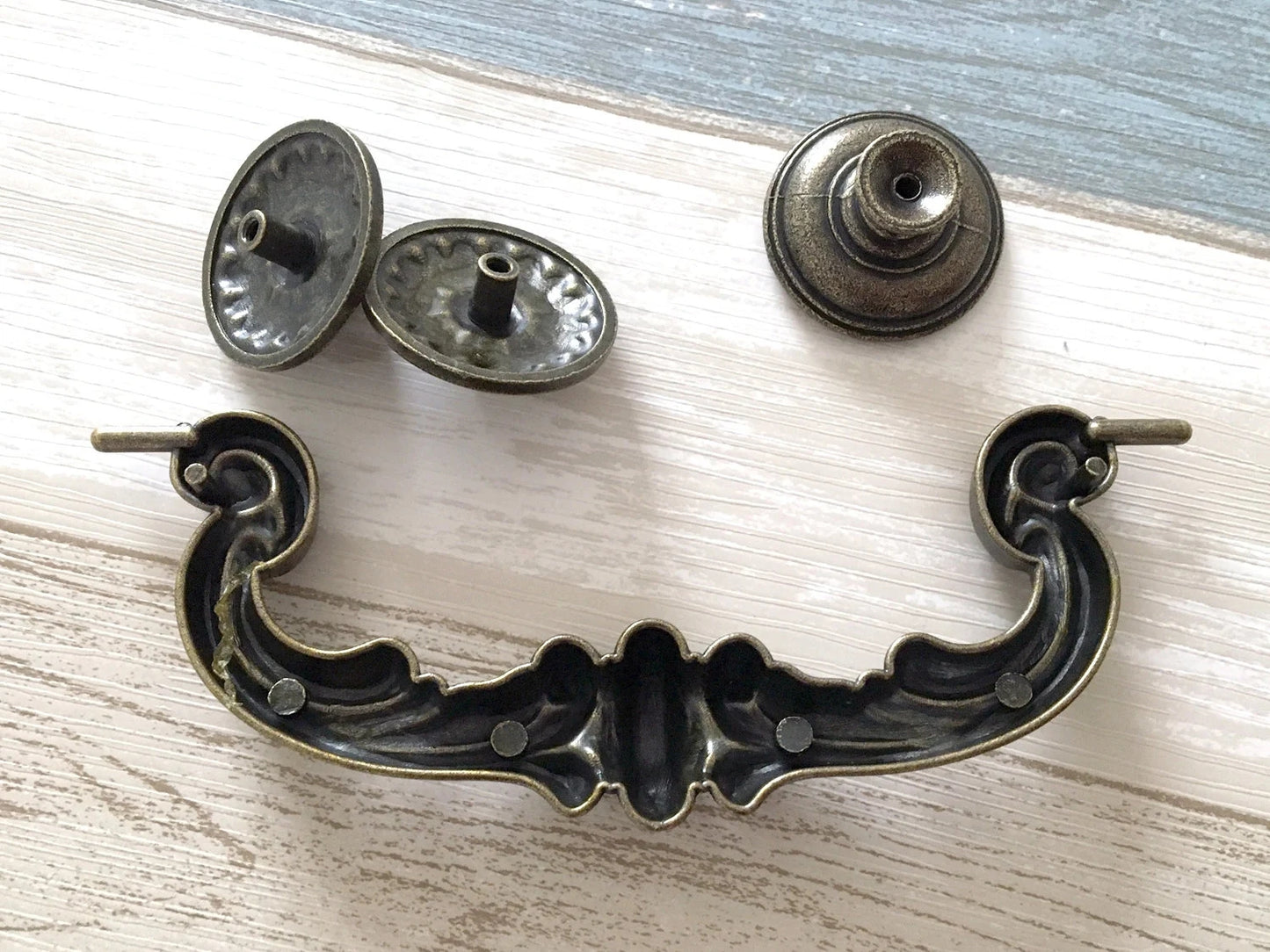 6" Vintage Style Bail Drawer Pull Handle Antique Bronze Drop