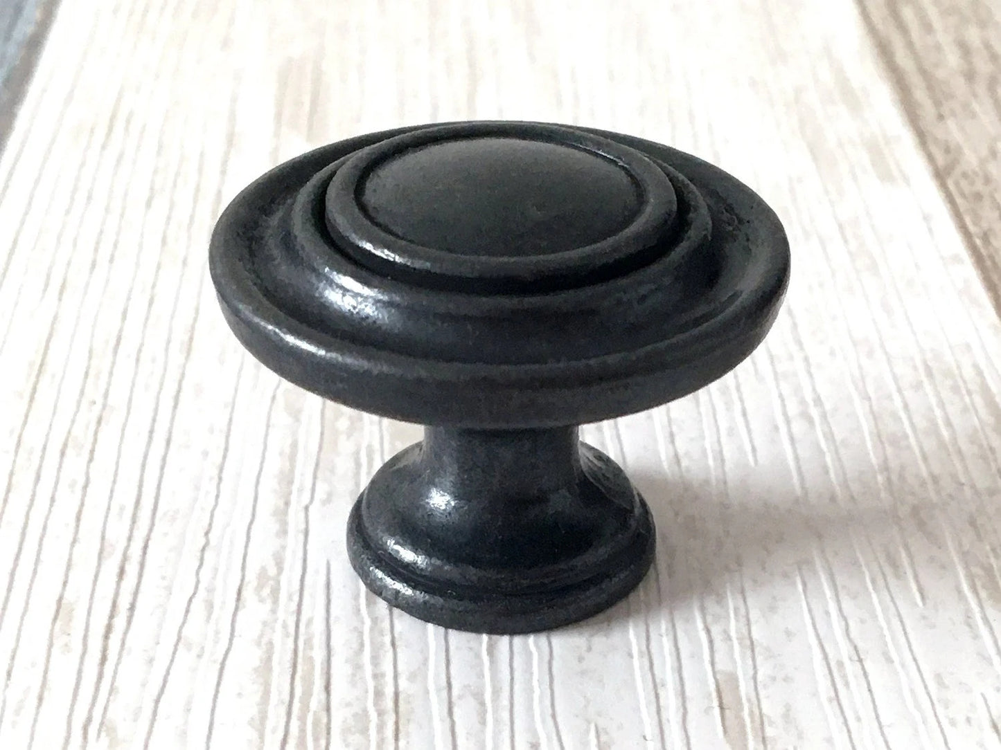 5.75" Vintage Style Bail Drawer Pull Handle Antique Bronze Black Drop Swing