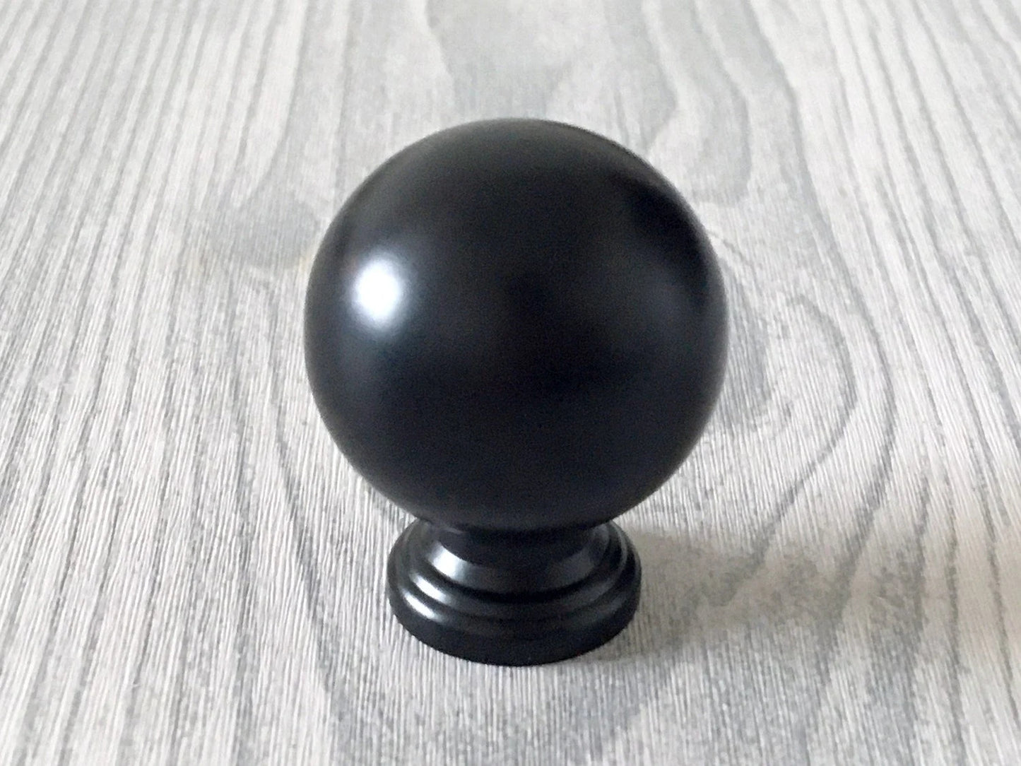 Brass Ball Cabinet Knobs Solid Black Coffee Bronze Kitchen Hardware